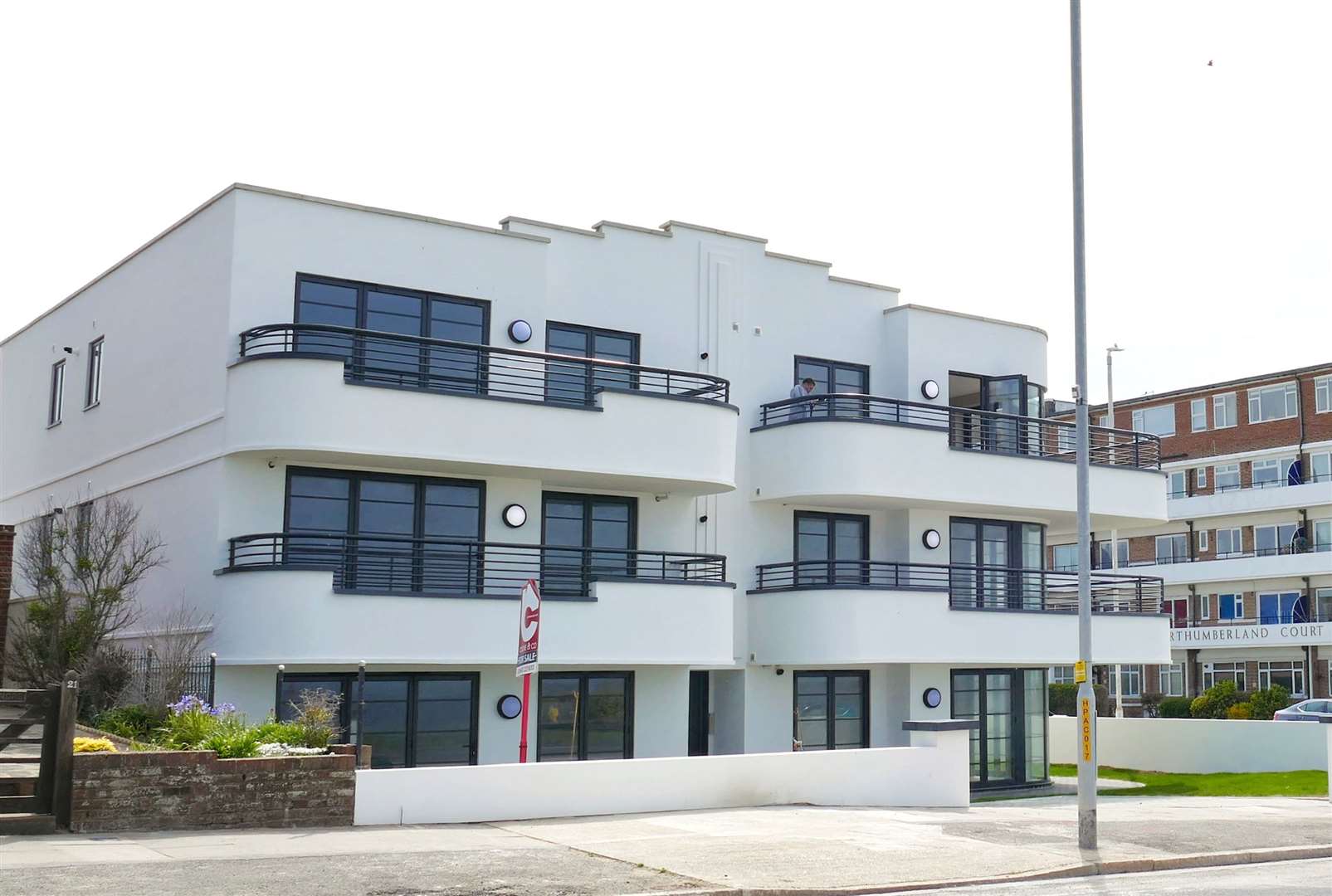 The Art Deco building is complete, but is not yet occupied. Picture: Frank Leppard Photography