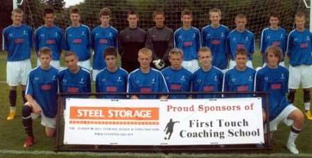 The under-16 squad on their recent tour of Newcastle, Sunderland and Leicester