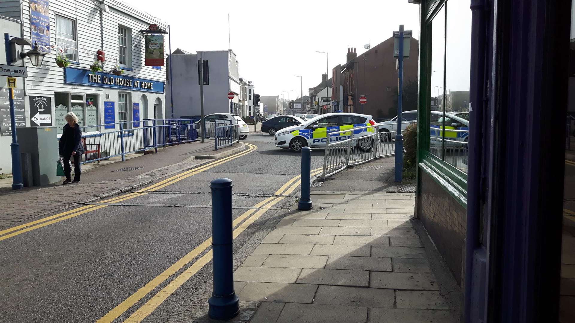 Sheerness High Street closed to traffic as paramedics treat elderly woman injured in a fall