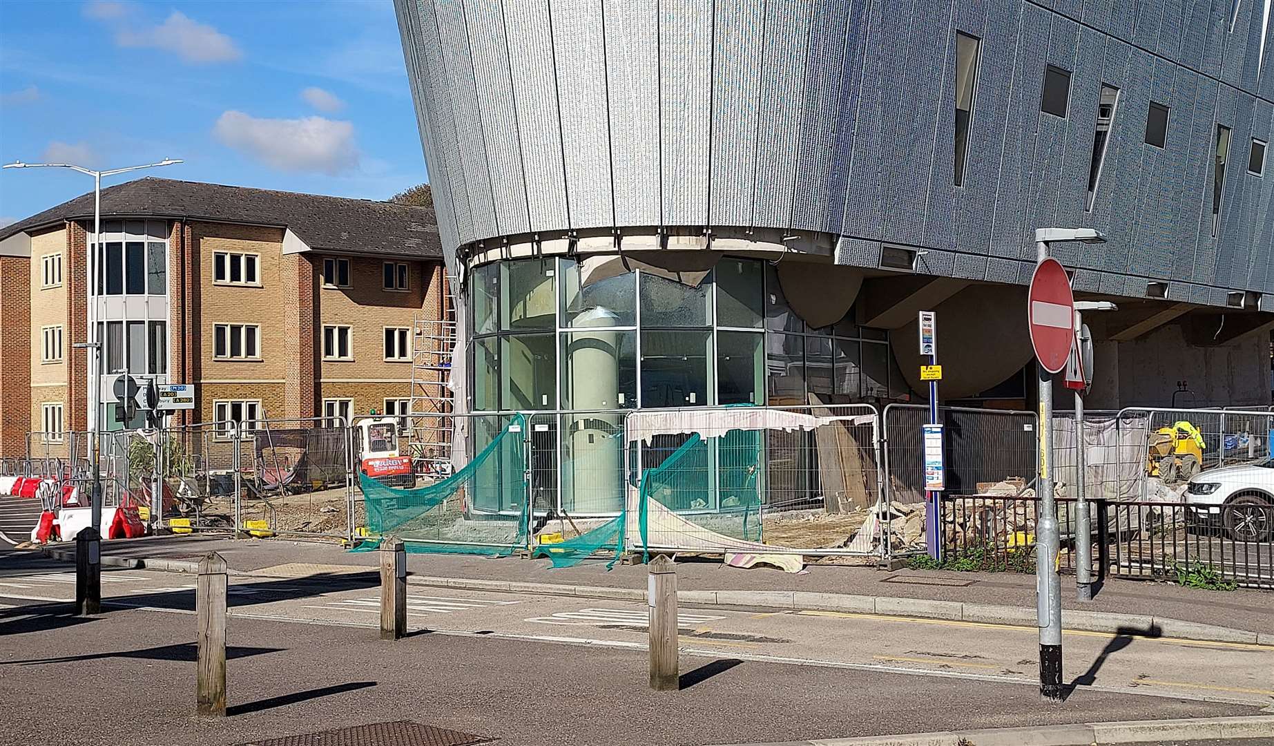 Work on the F51 skate park in Folkestone is still ongoing