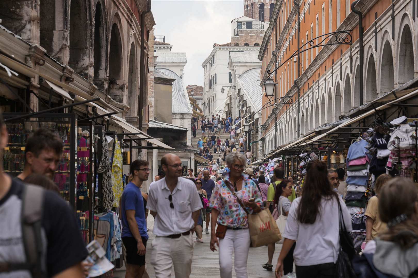 Venice’s economy faces the prospect of devastation from sea level rise (Luca Bruno/AP)