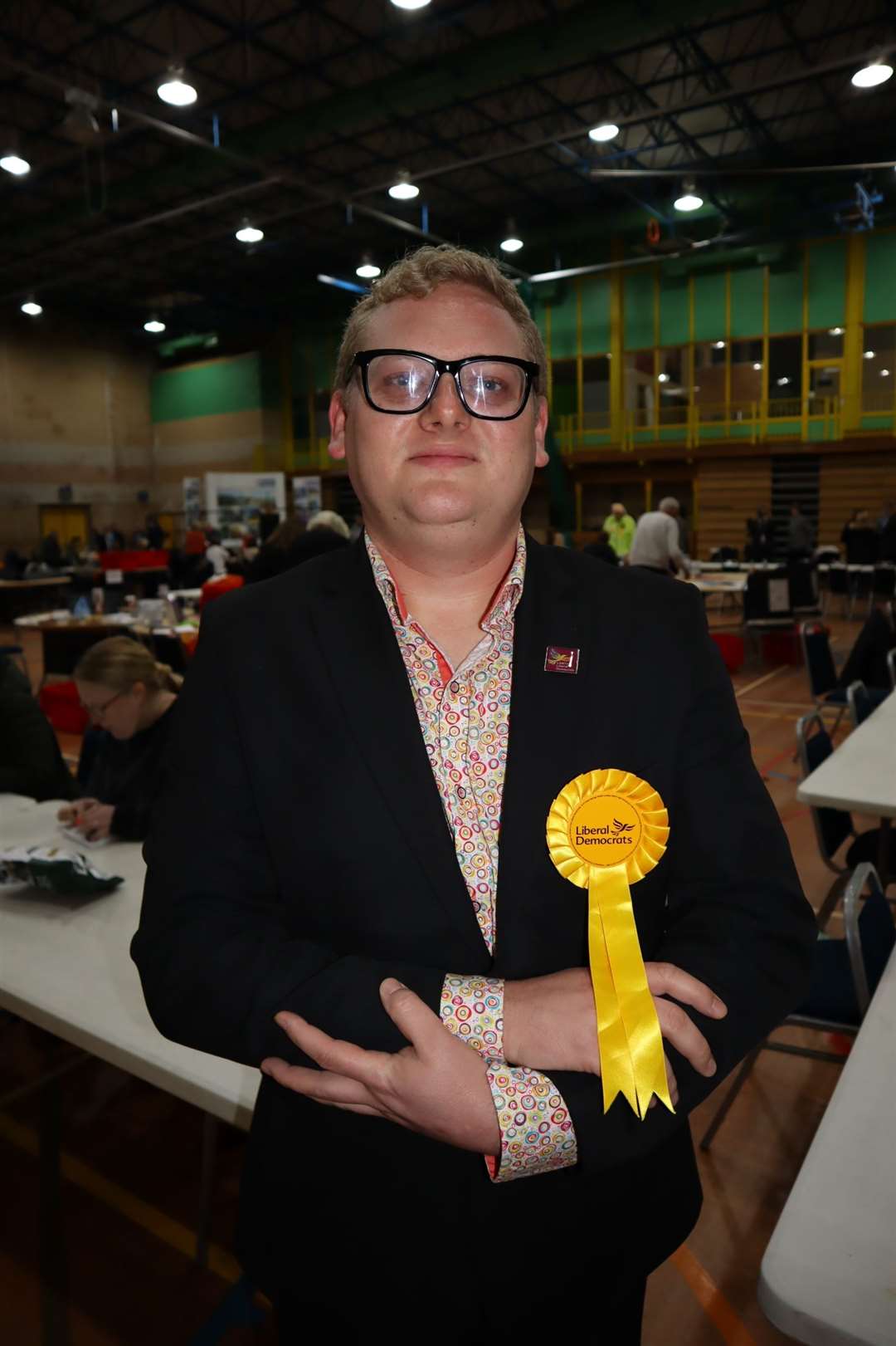 Sittingbourne and Sheppey general election count: Lib Dem Ben J Martin (24133706)