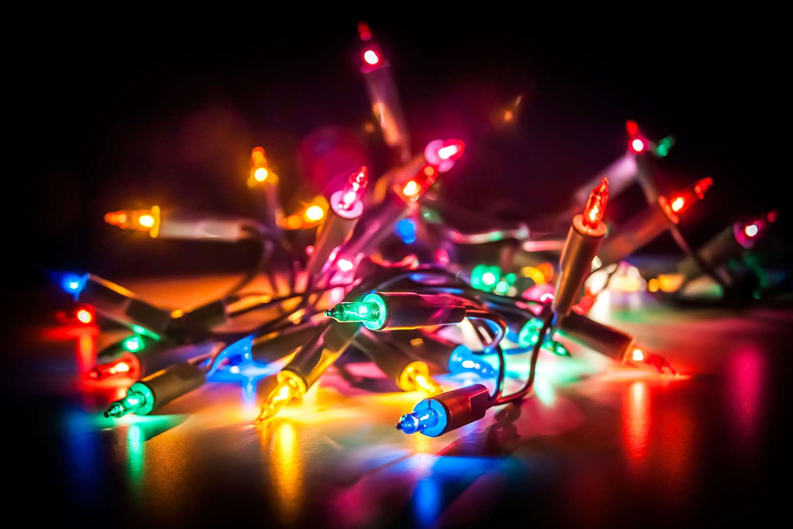 The Government estimates that 500 tonnes of lights are thrown away each Christmas (Alamy/PA)