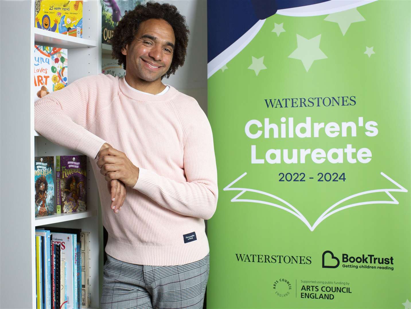 Joseph Coelho, The Waterstones Children’s Laureate 2022-2024 (PA)