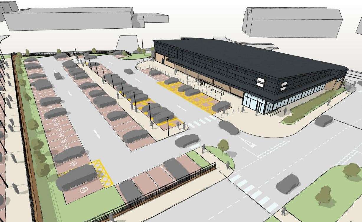 The new Aldi will be the first store of its kind in Folkestone. Picture: Corstorphine & Wright