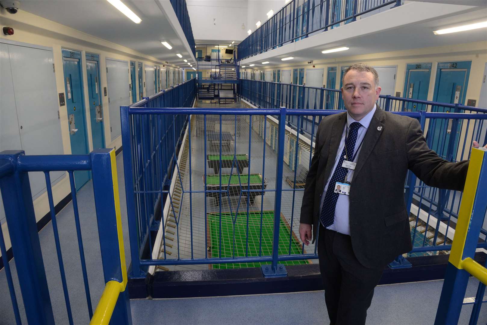 Mark Icke, Governor at HMP Swaleside. Picture: Chris Davey. (8021169)
