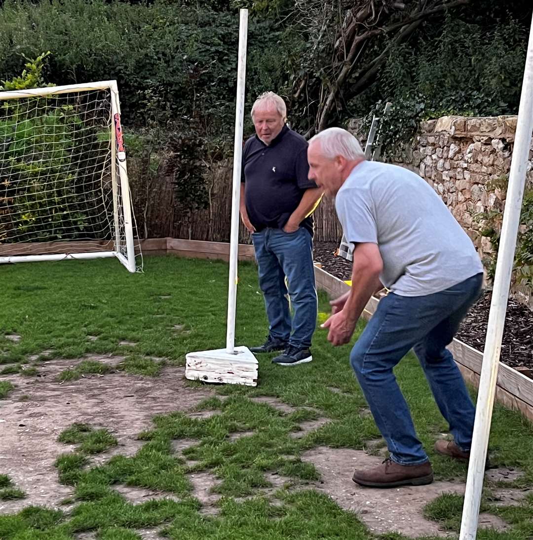 Skipper Roy Taylor ready to catch the ball