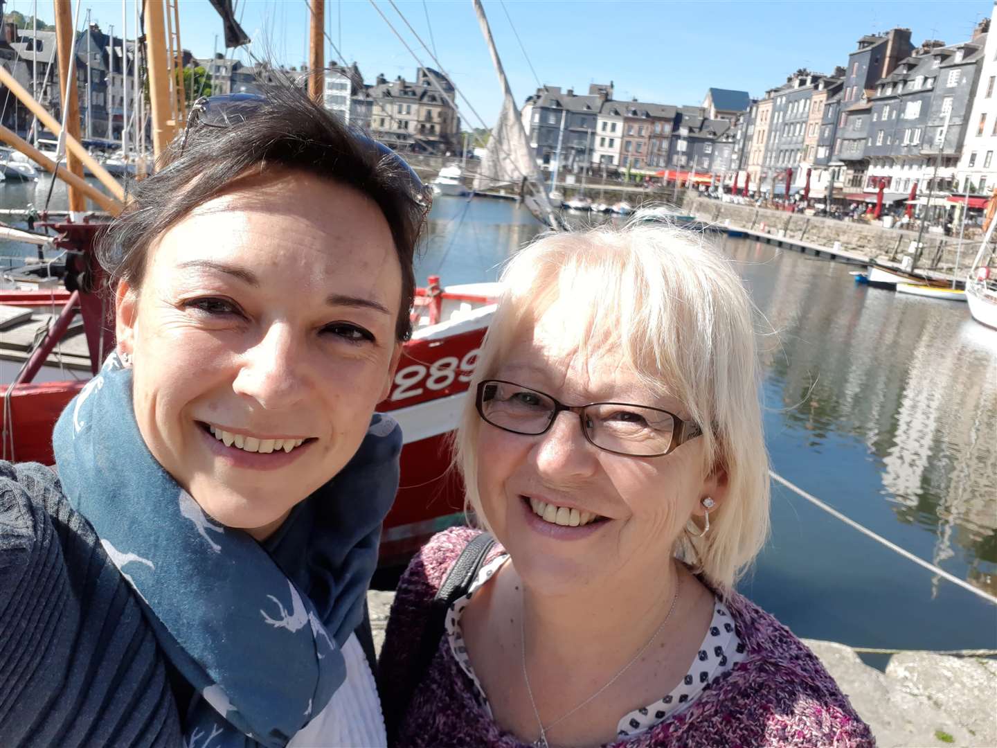 Nikki White and her mum Sue in Honfleur, France (12430610)