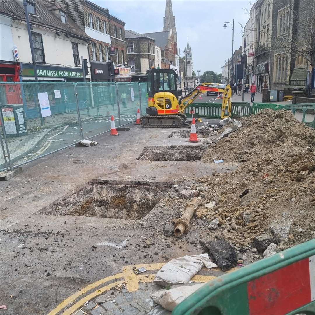 Work has started on clearing the site. Picture: Gravesham Borough Council