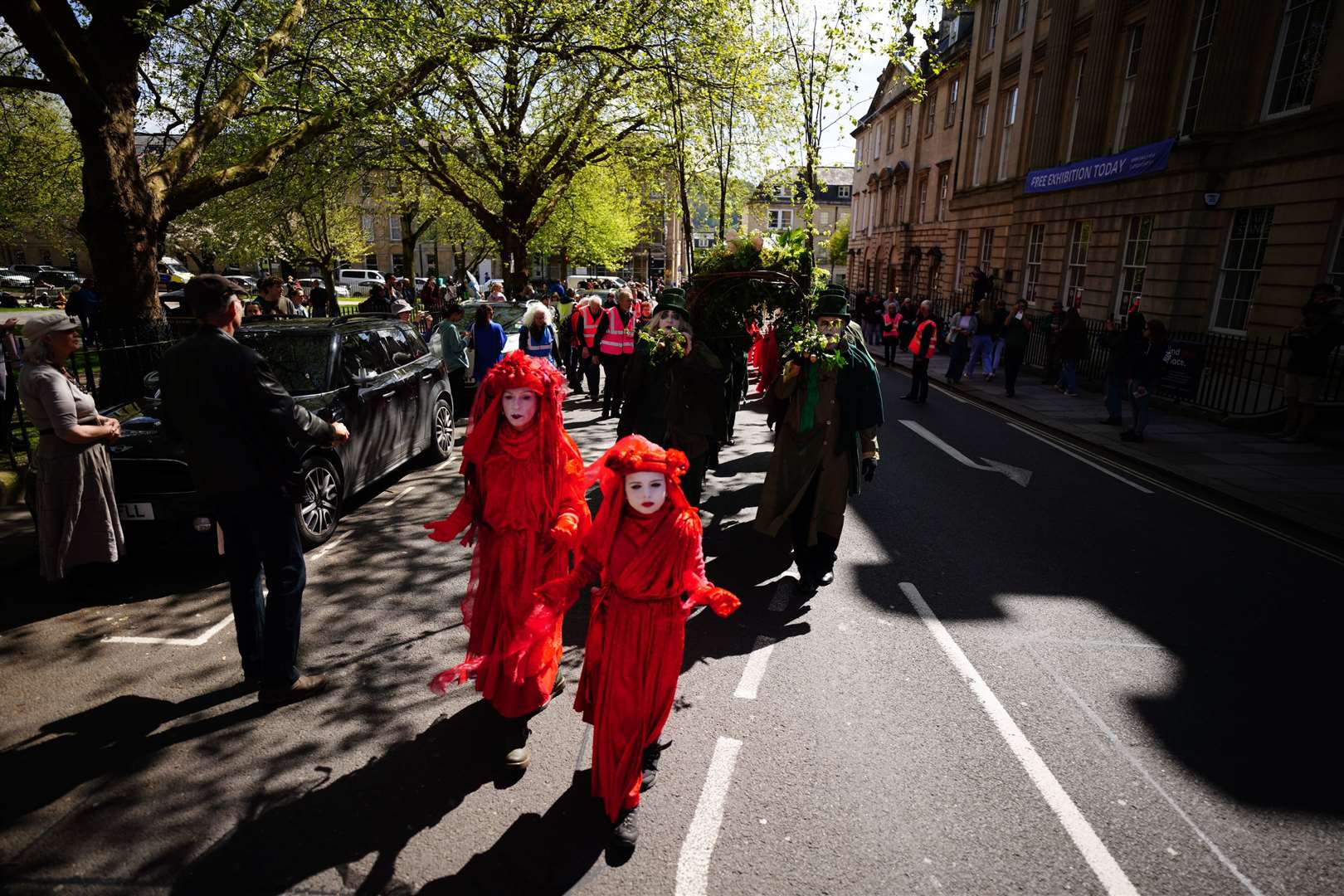 Red Rebels in Bath (Ben Birchall/PA)