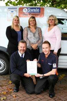 For the third year running Swale council's stray dog service been awarded the Stray Dogs Gold Footprint by the RSPCA.