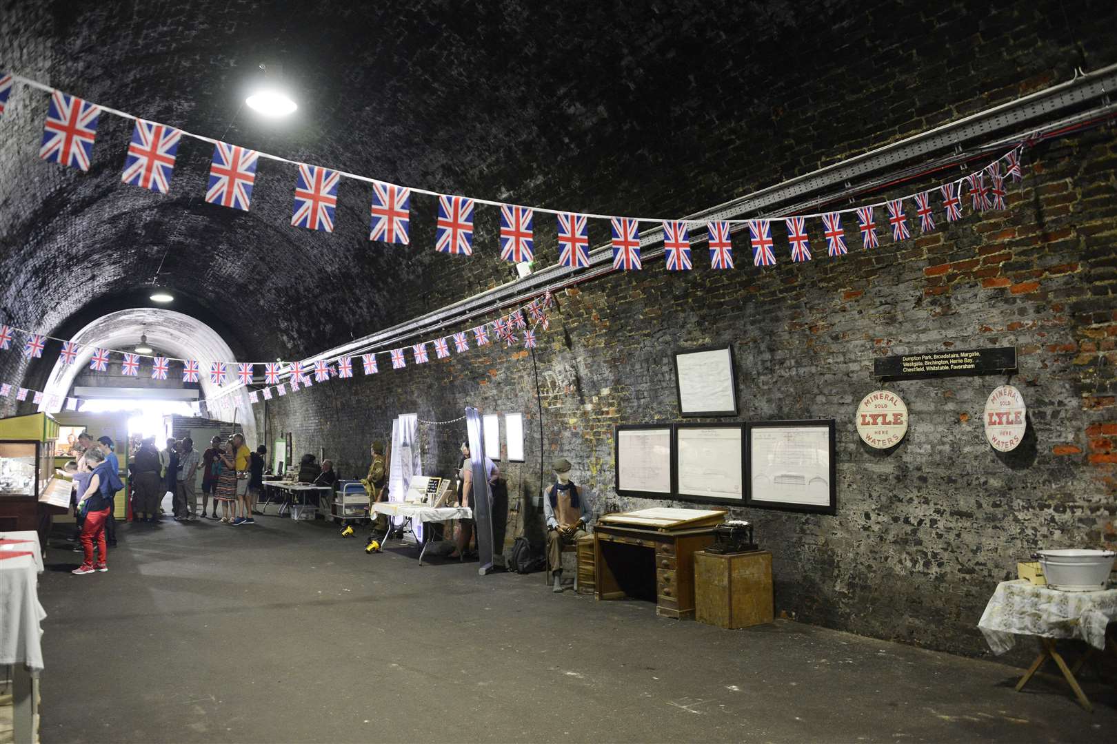 Ramsgate Tunnels provides a glimpse of what life was like when Kent was attacked from the air during the war. Picture: Paul Amos