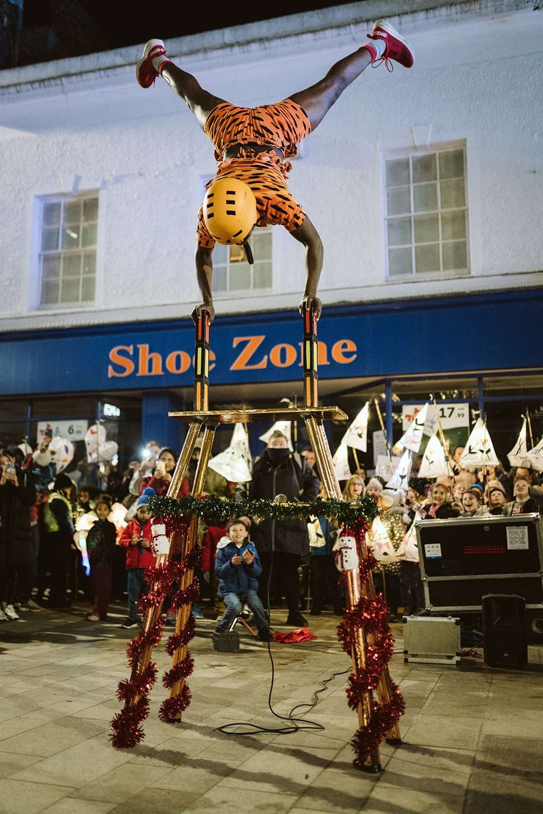 Performances took place in the streets. Picture: Cohesion Plus