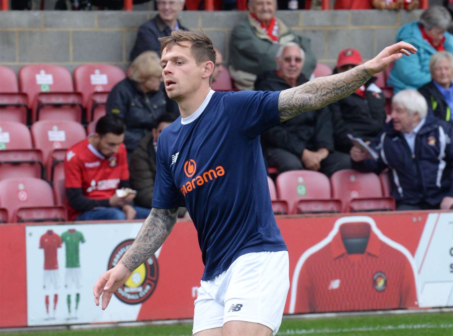 Ebbsfleet United midfielder Craig Tanner. Picture: Chris Davey