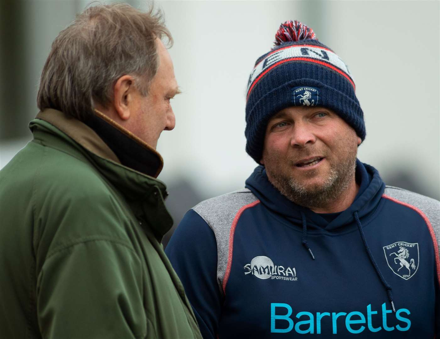 Kent director of cricket Paul Downton, left, with head coach Matt Walker Picture: Ady Kerry