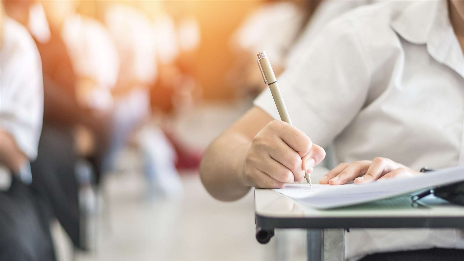 Pupils said in-person exams tend to be one of the main sources of anxiety. Stock picture