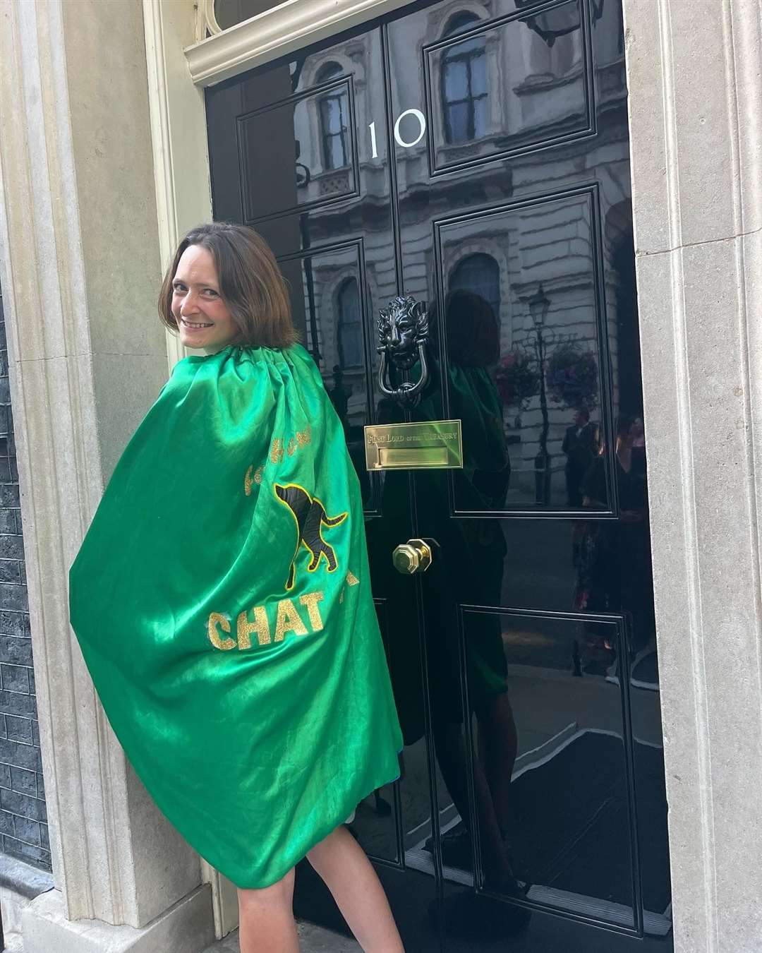 Ms Lennon received a Points of Light award at Downing Street for her efforts (ChatUK/PA)