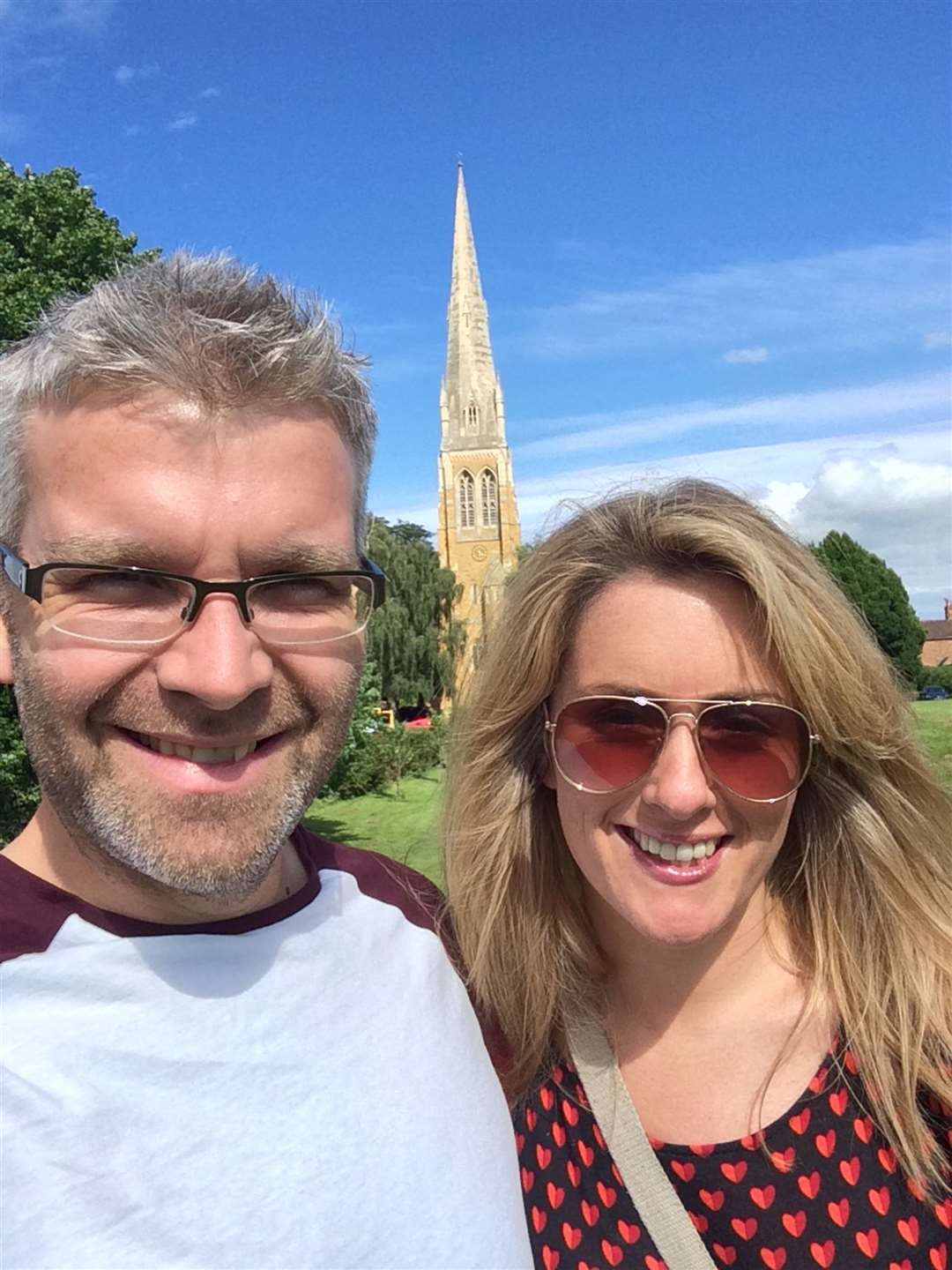 Sarah Williams and Richard Cunningham booked their wedding date two years ago (Sarah Williams and Richard Cunningham/PA)