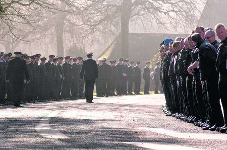 Funeral of Chris Peacock