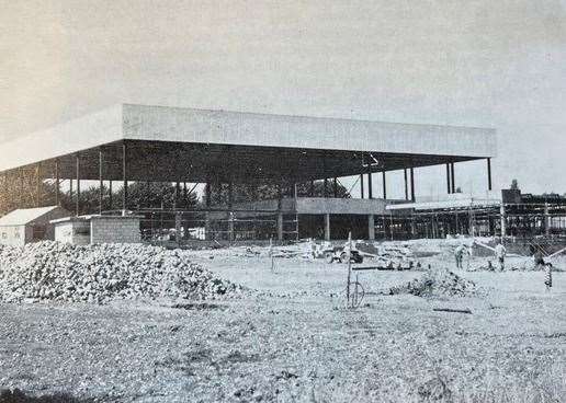 The Black Lion Leisure Centre under construction