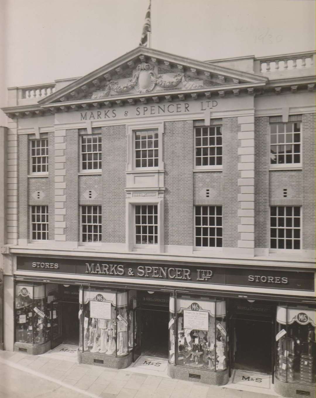 Canterbury M&S, pictured in 1930. Picture: M&S