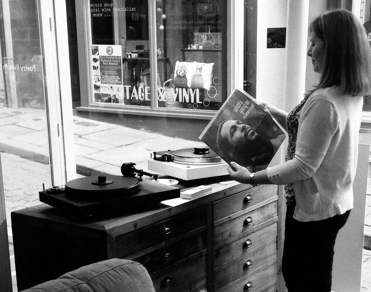 Alison Wresell runs Vintage and Vinyl in Folkestone