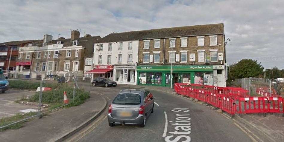 Police were called to Station Street, Sittingbourne. Picture: Google