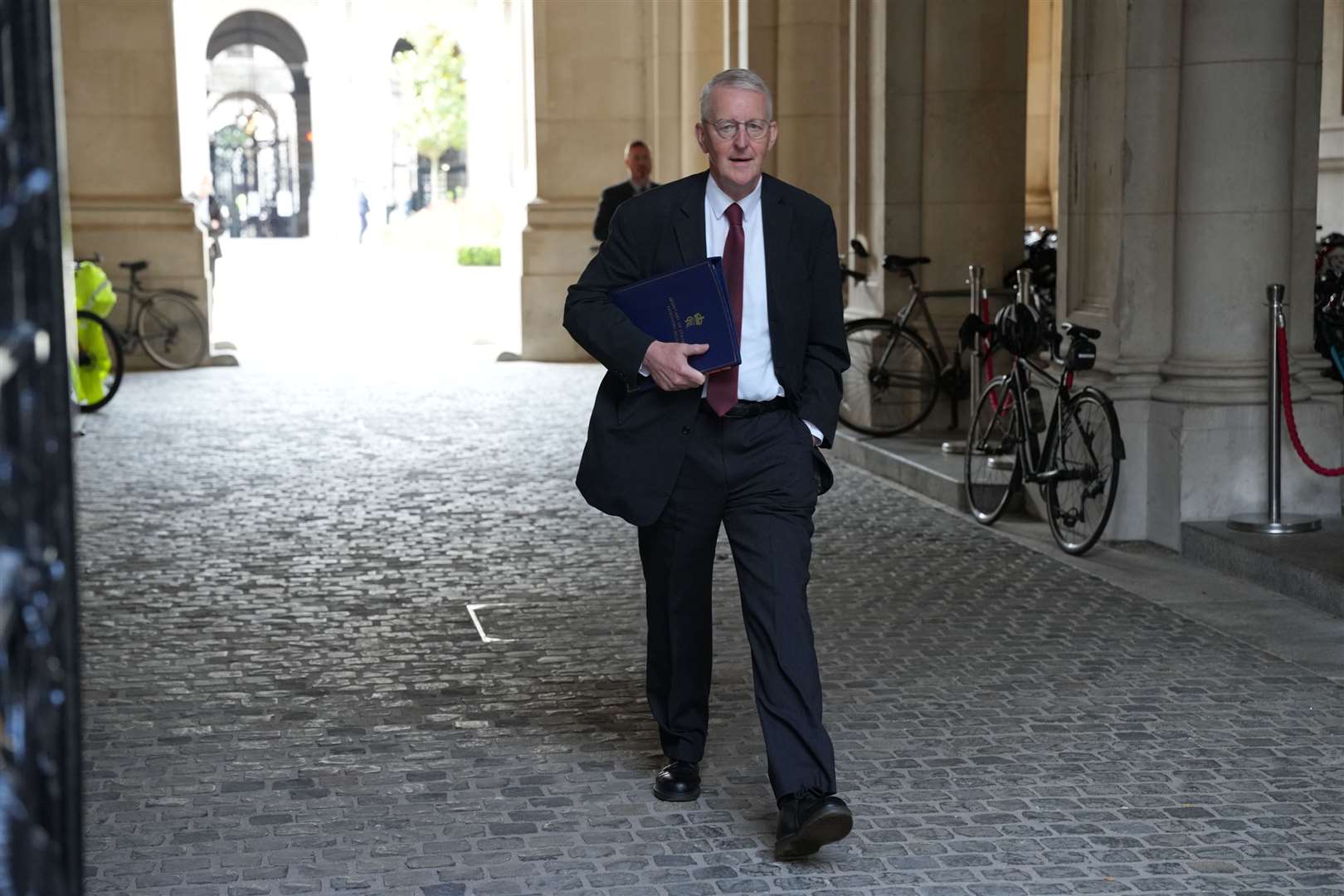 Secretary of State for Northern Ireland Hilary Benn arrives in Downing Street for a Cabinet meeting (Jeff Moore/PA)