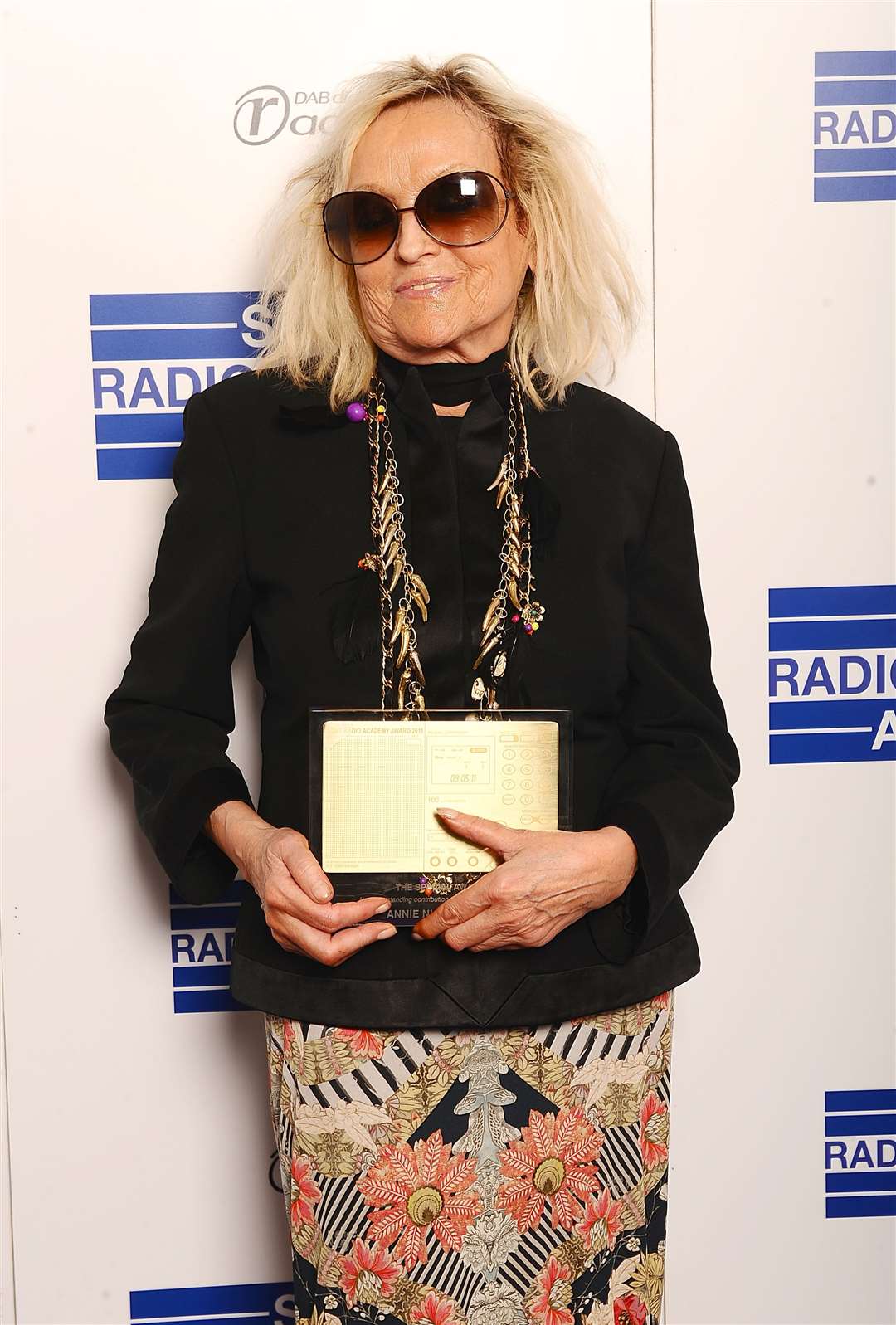 Annie with the The Special Award, at the Sony Radio Academy Awards 2011 (Ian West/PA)