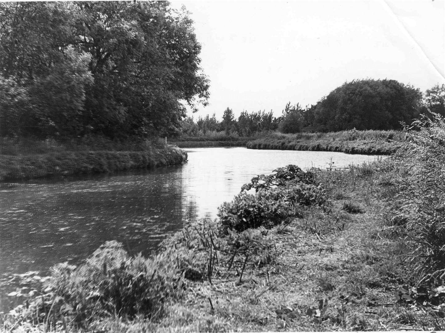 The River Medway between Tonbridge and Hartlake Bridge