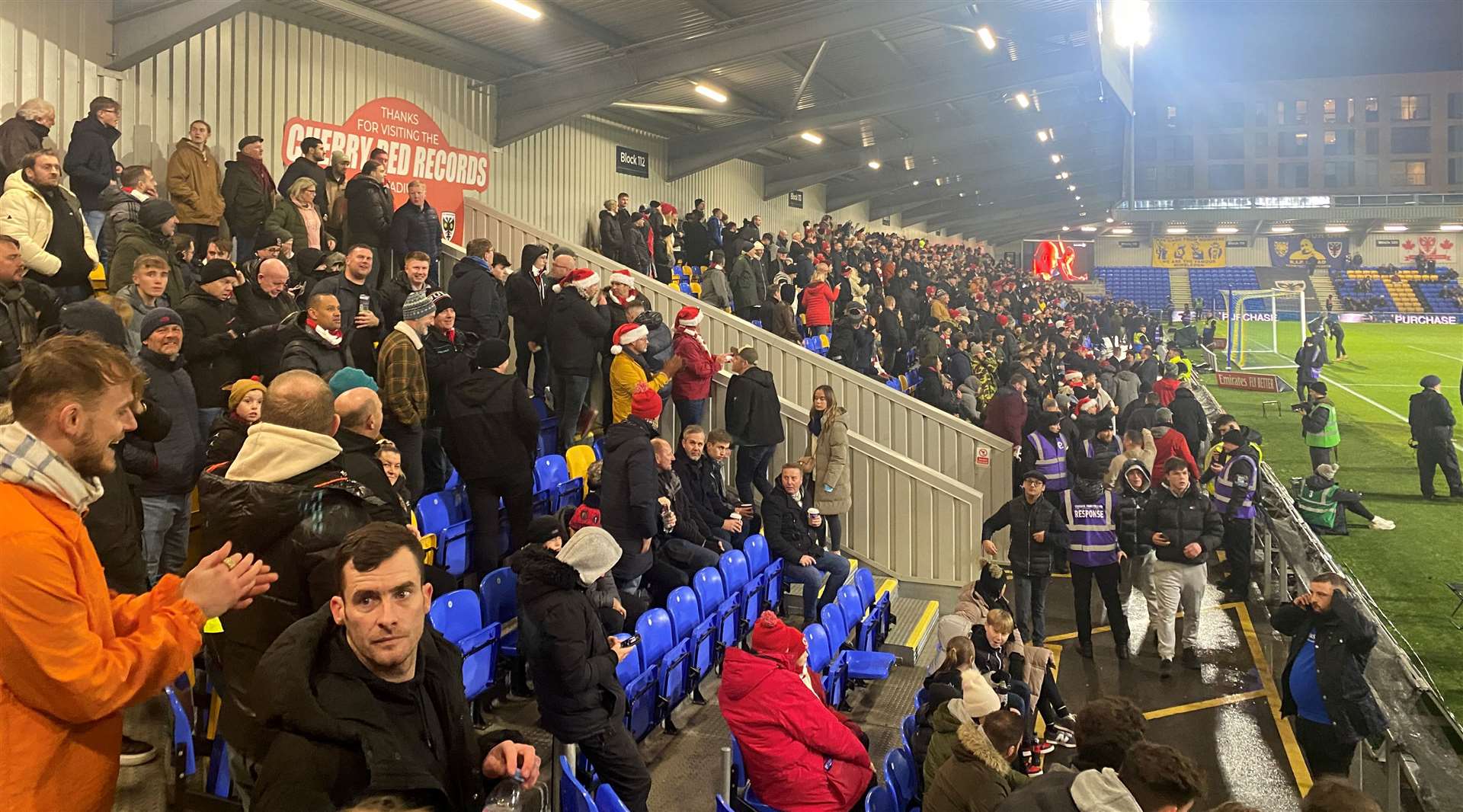 Ramsgate were cheered on by 1,400 fans.