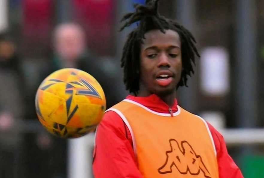 Dylan Akue played in the academy at Chatham Town Picture: Sheppey United