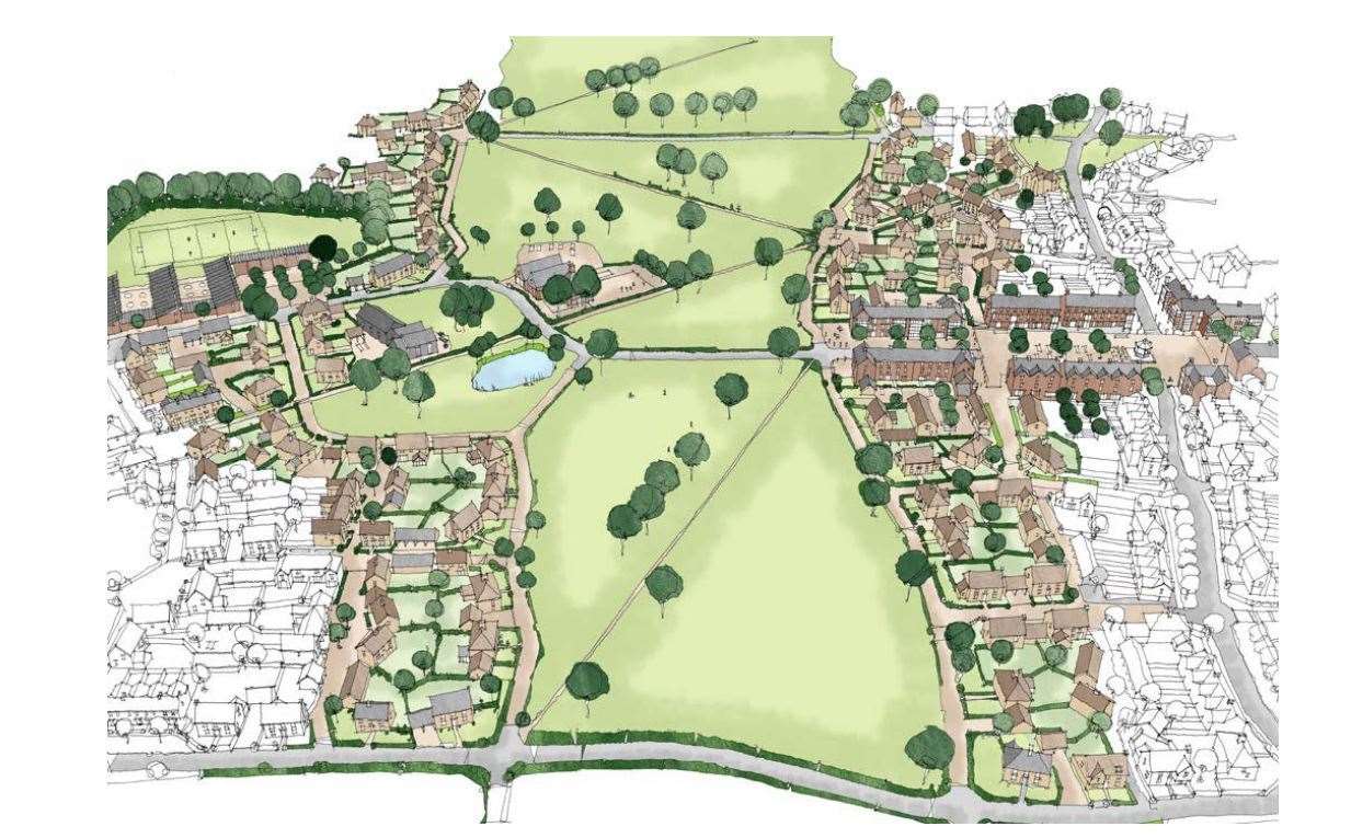 The garden village would have a doctors' surgery, primary school, sports hub, shops and a pub