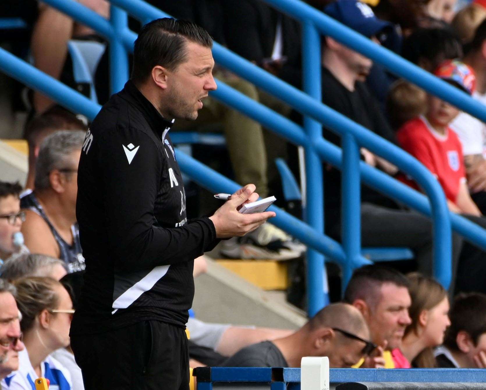 Seven of Gillingham’s nine goals have been scored by substitutes this season, as highlighted by manager Mark Bonner this week Picture: Barry Goodwin