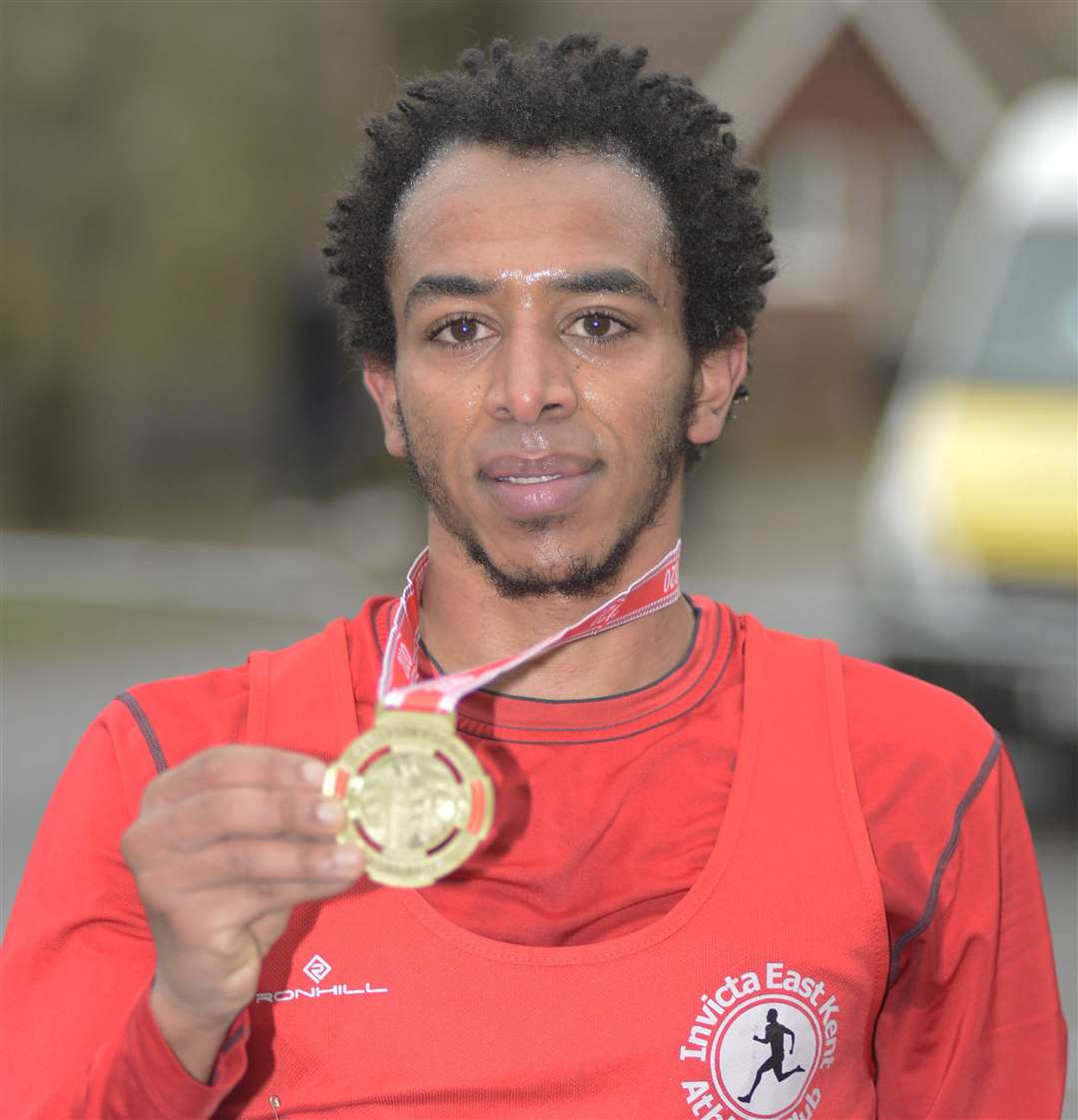 Canterbury 10 mile road race winner Abel Tsegay .Picture: Paul Amos
