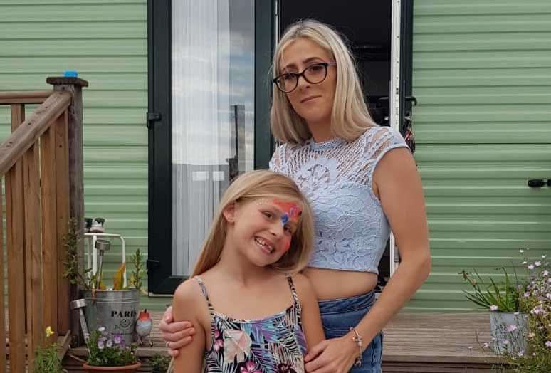 Lila-Rose Eastwood and her mum Kayleigh Edgar