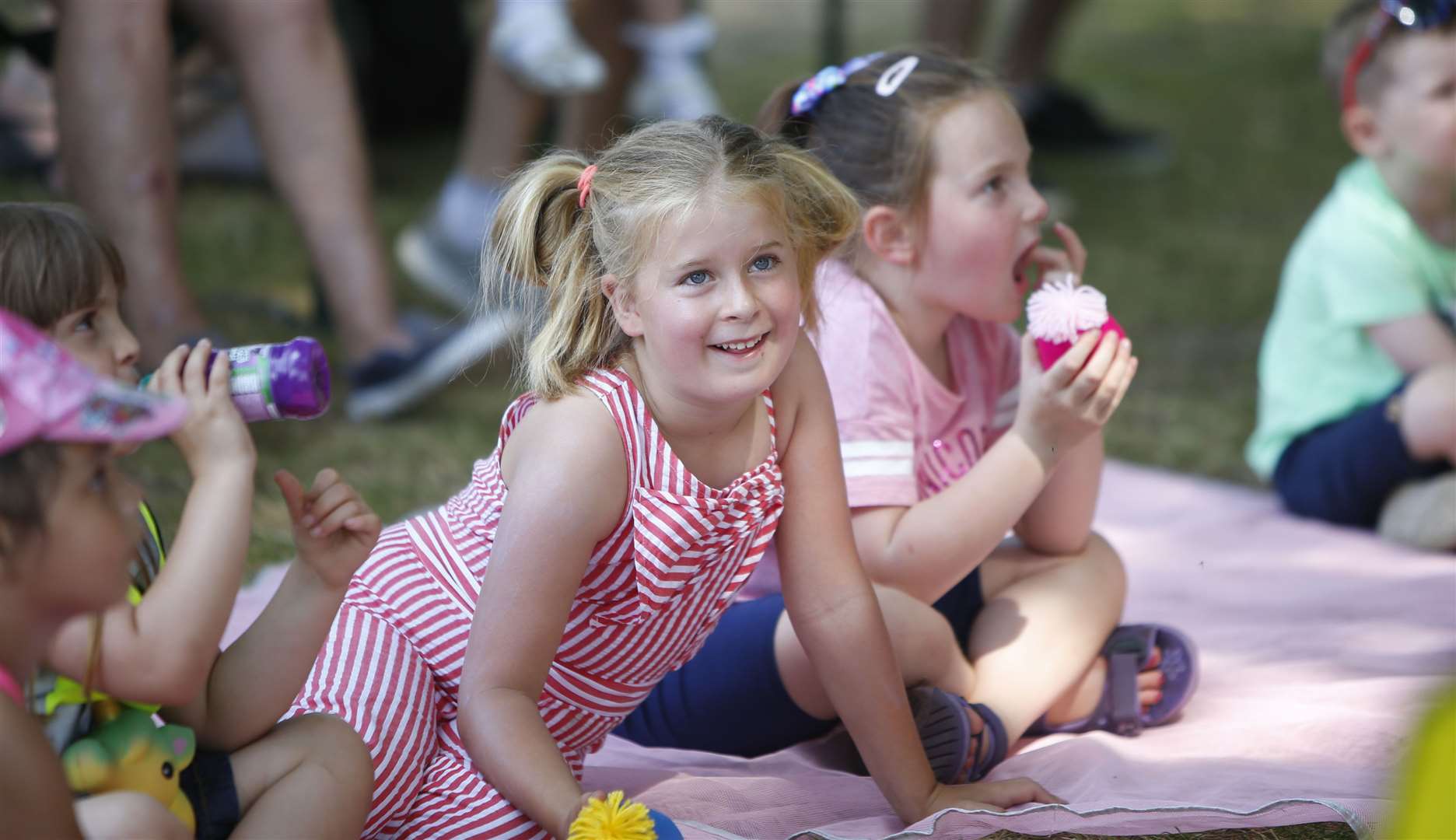 Enjoying the Punch & Judy Show last year Picture: Andy Jones