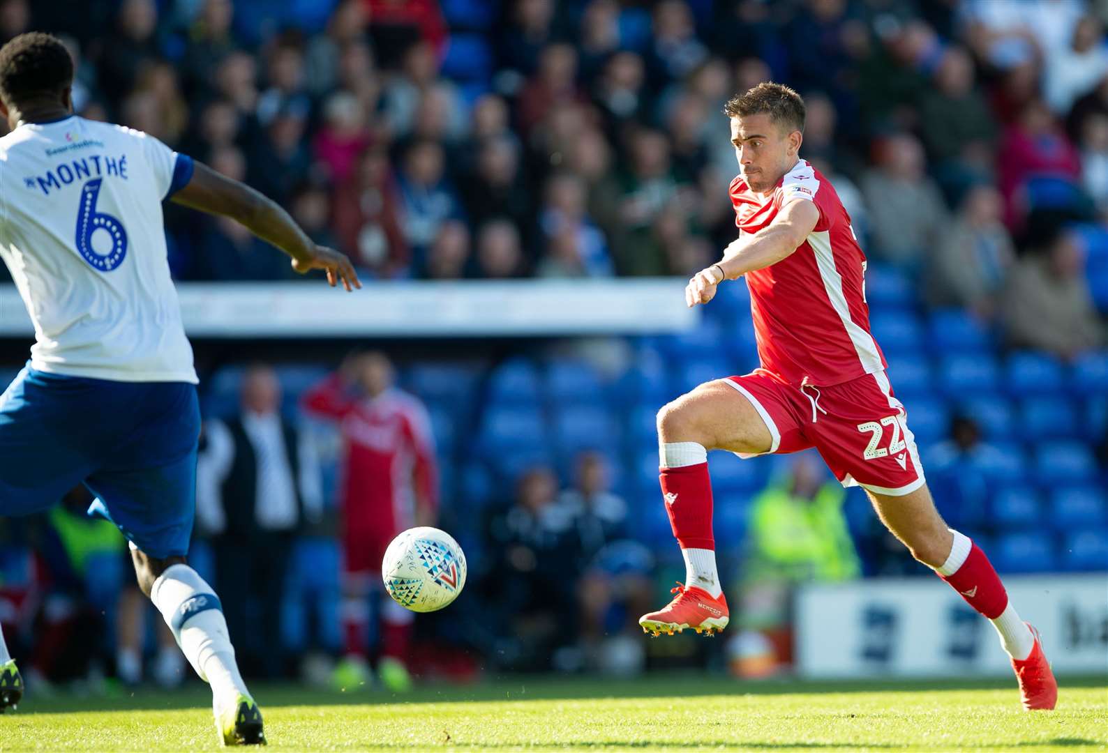 Olly Lee has been given a free role behind the striker at Gills Picture: Ady Kerry