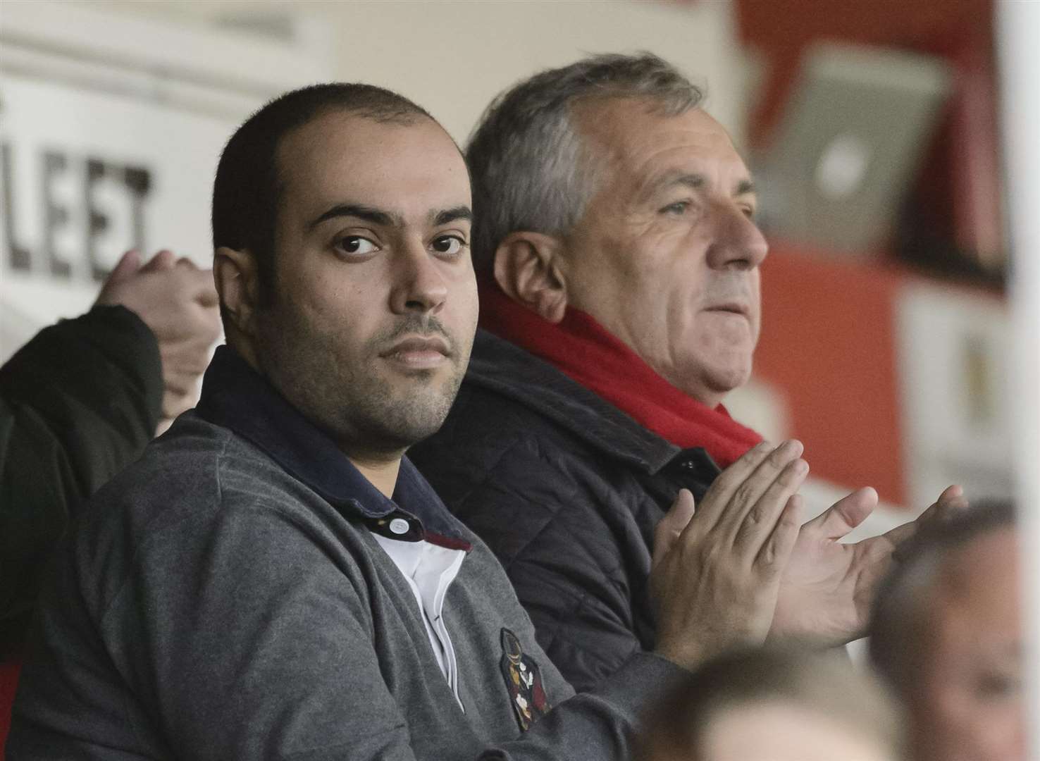 Dr Abdulla al-Humaidi with Peter Varney Picture: Andy Payton