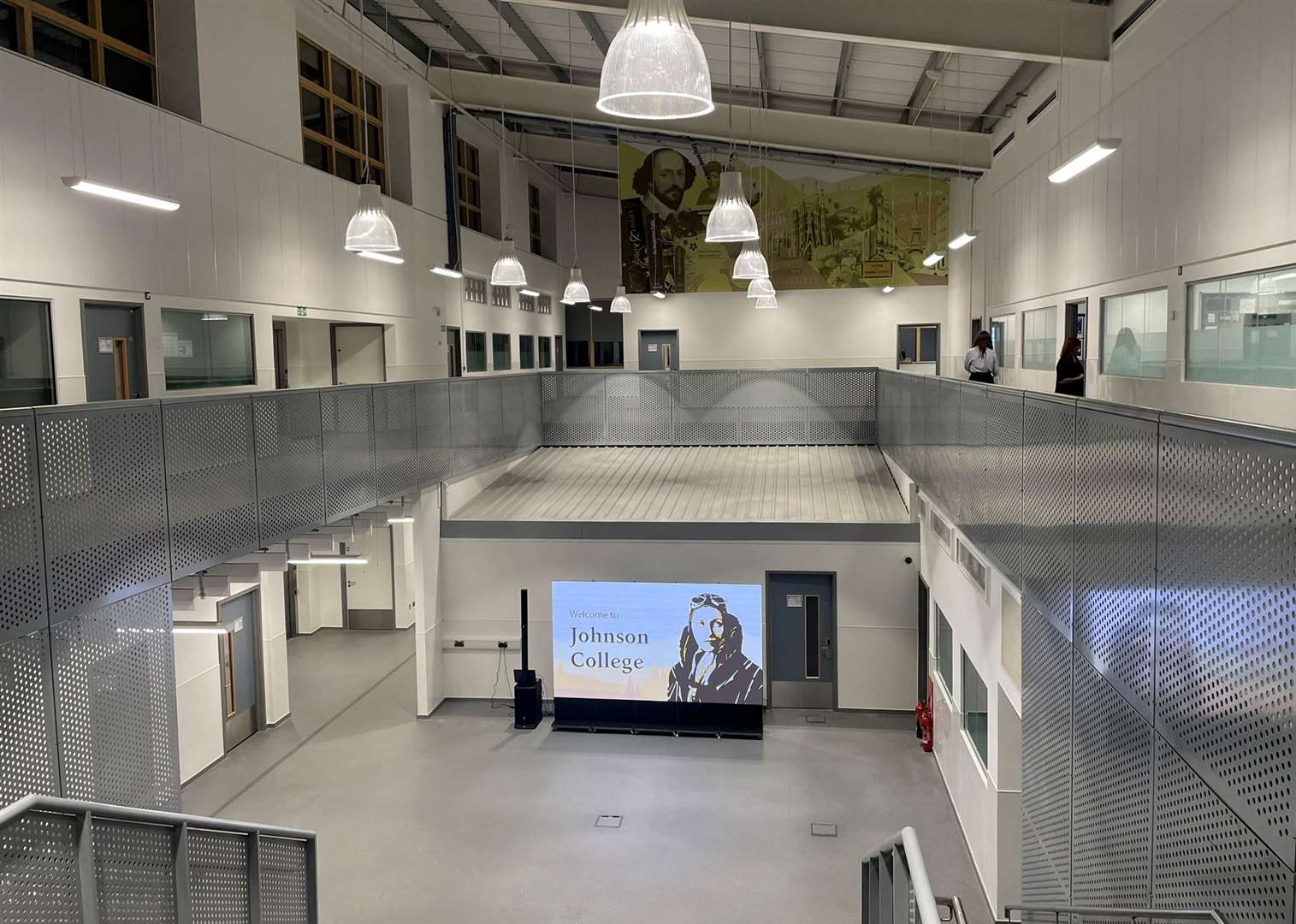 Inside one of the colleges at Leigh Academy Minster