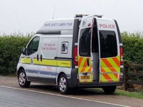 Police were watching the road after residents raised concerns. Stock image