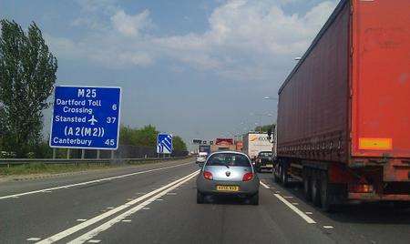 M25 on Maundy Thursday