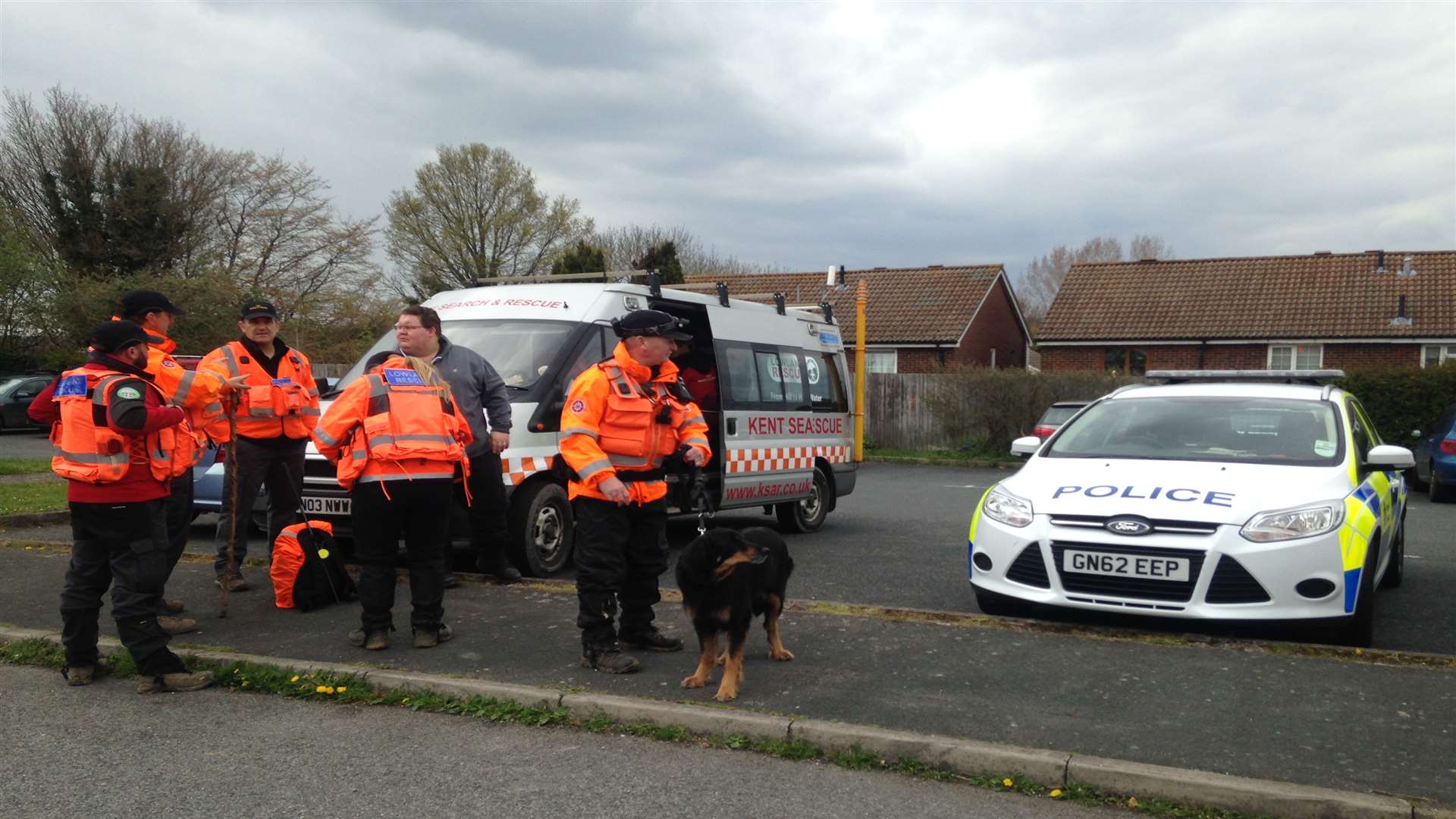 A search centre has been set up in Downswood Community Hall.