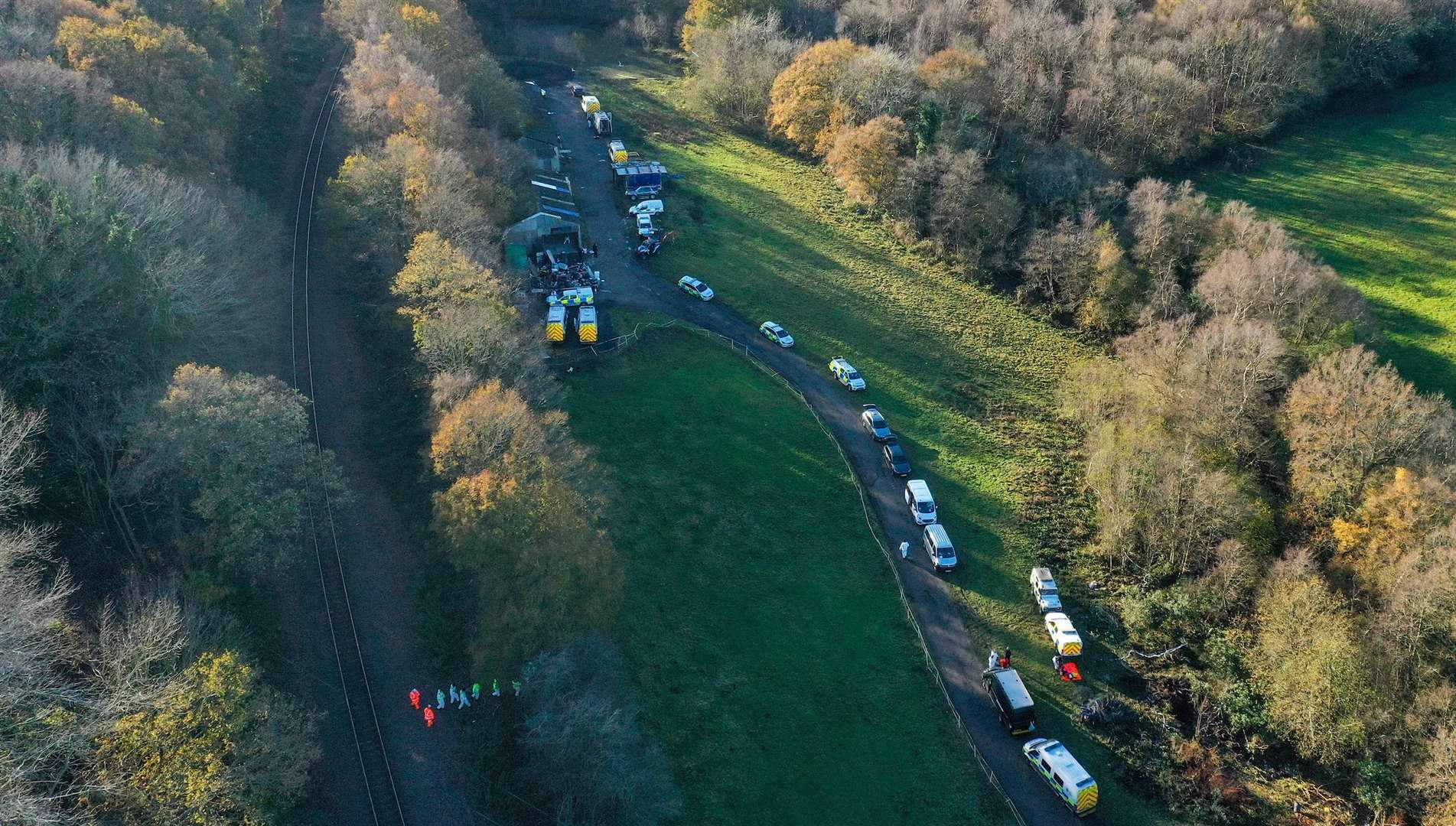 Police searched Little Bridge Farm in Rock Lane, Hastings as part of the investigation.