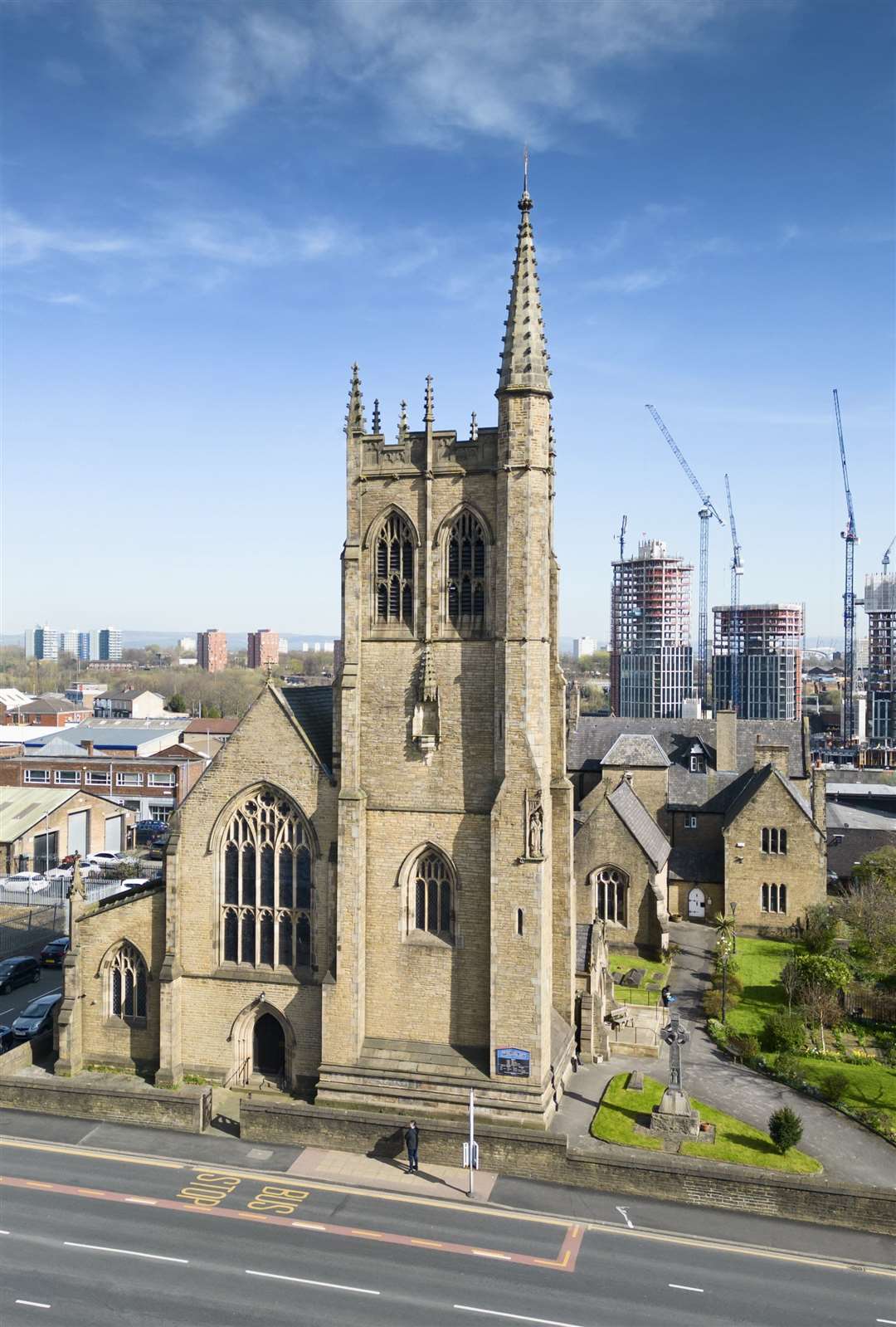 The Roman Catholic Church of St Chad and Presbytery of St Chads in Manchester (Alun Bull/Historic England/PA)