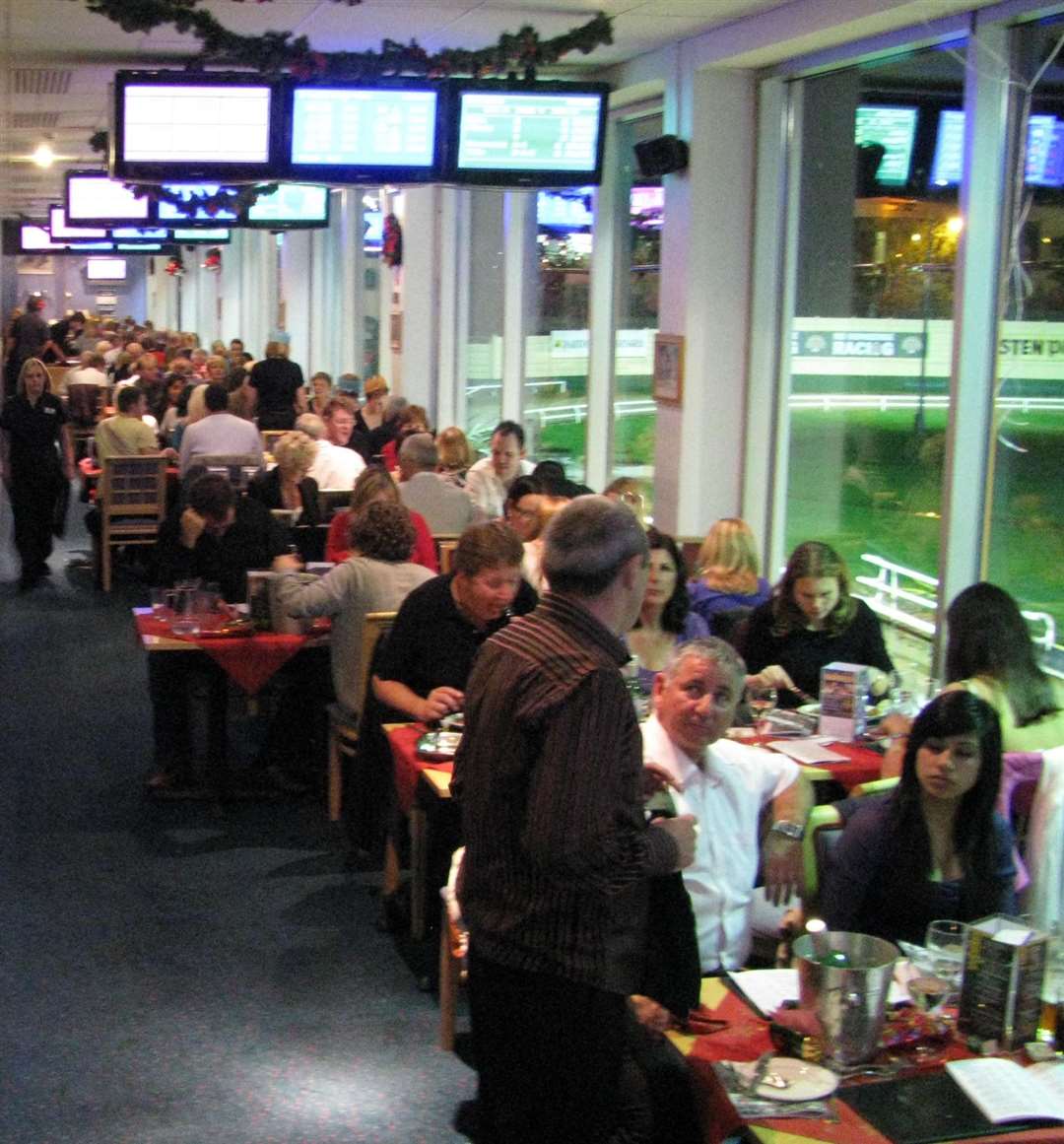 Christmas race meet at Crayford dog track.Photo: Diana Illingworth