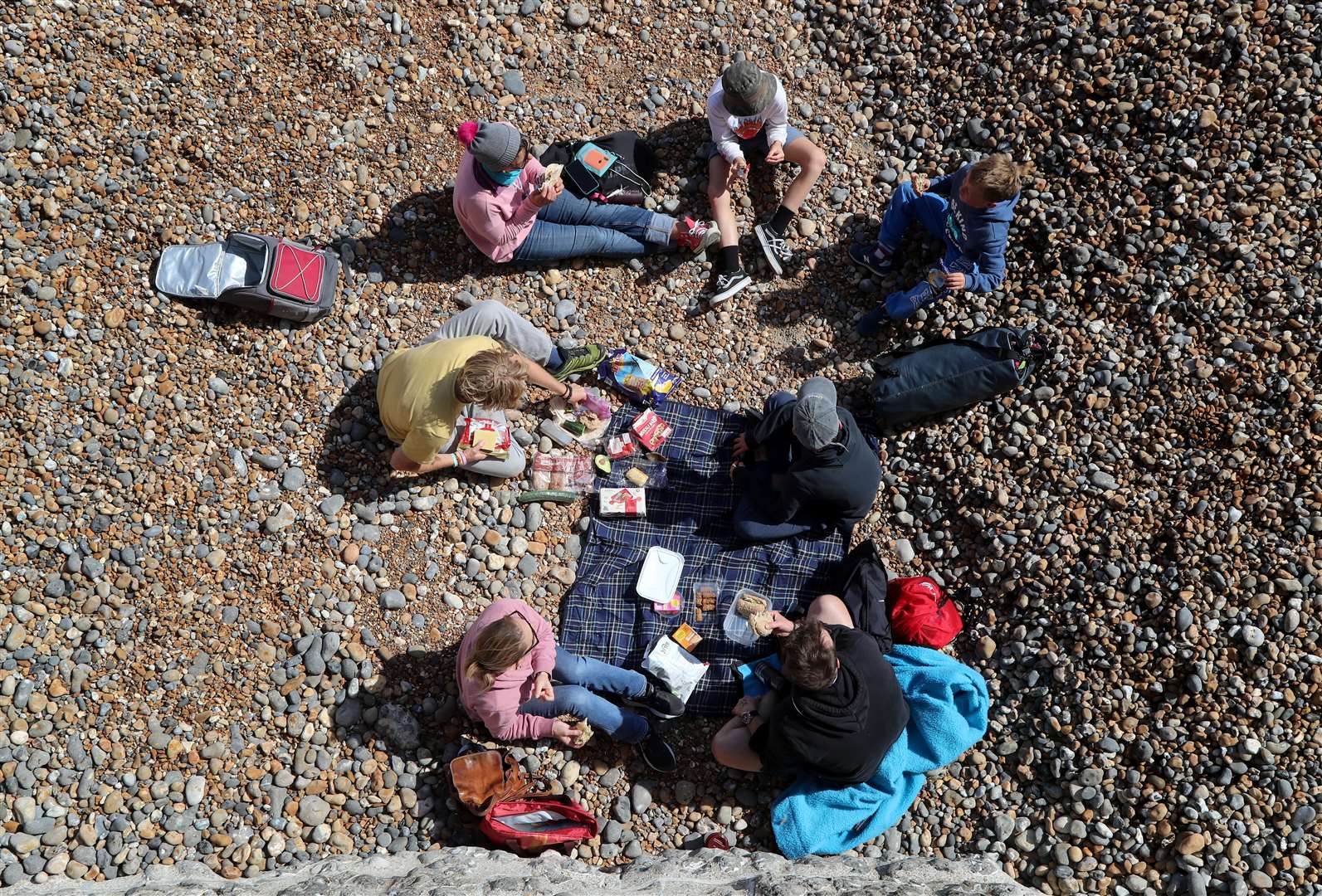 From the end of March it is expected that people will be able to gather in limited groups outside (Gareth Fuller/PA)