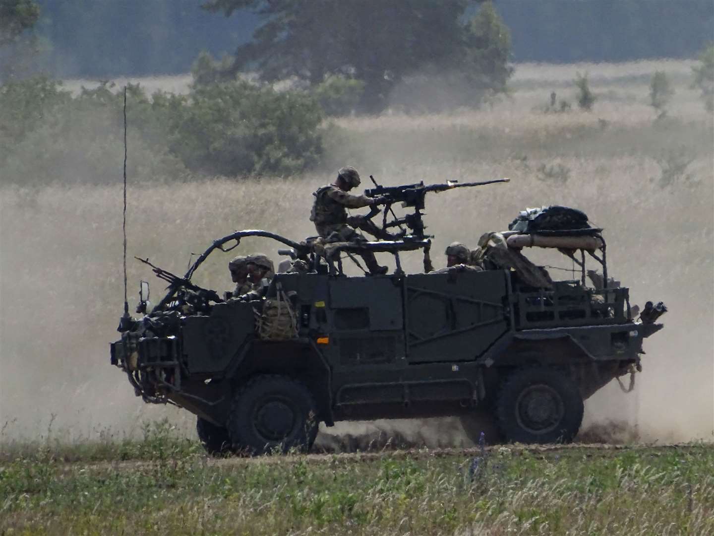 A Jackal light reconnaissance vehicle (Georgina Stubbs/PA)