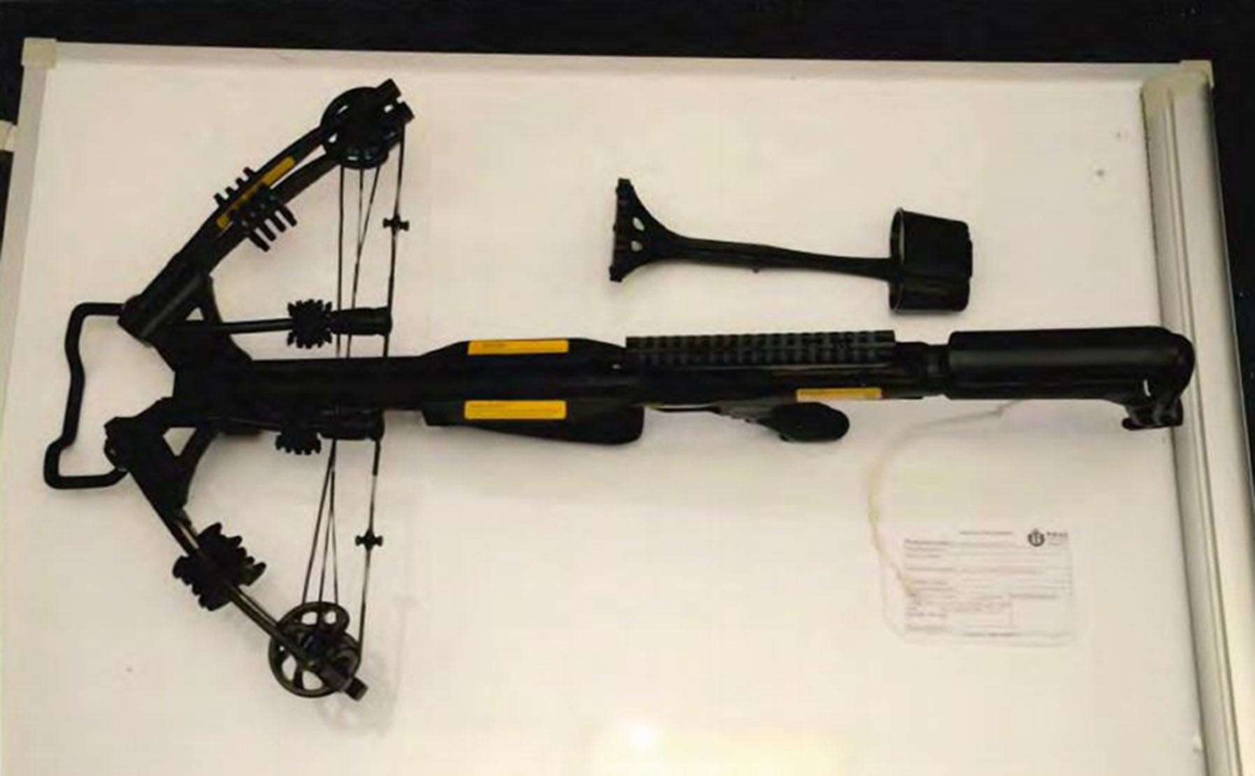 One of the weapons recovered from Friel (Crown Office)