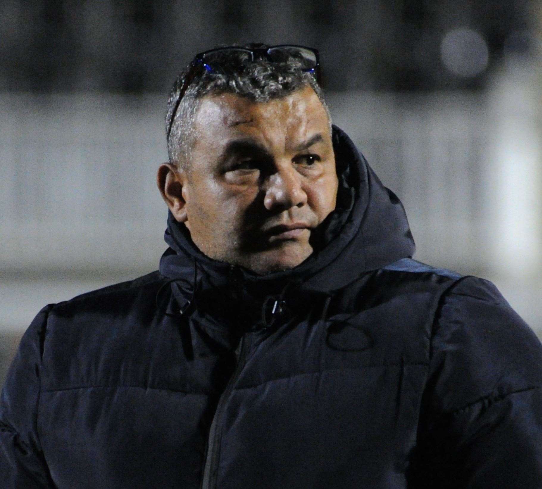 Maidstone United manager Hakan Hayrettin Picture: Steve Terrell